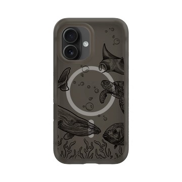 iPhone 16 AirX 本質黑 - MYMY REVERZ TATTOO - 海底世界