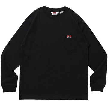 BEN DAVIS 26780027-01 POCKET L/S TEE 口袋 長T (黑色)