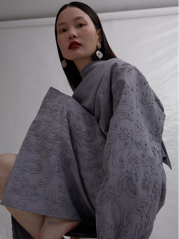 Crescent Dress [Gray]