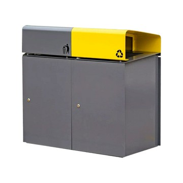 戶外垃圾桶不銹鋼果皮箱大容量環衛市政公園景區物業分類垃圾箱[DD080109]