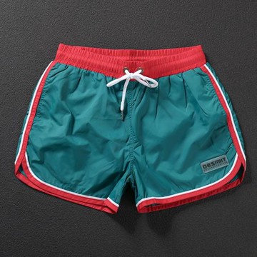 寬松泳褲男沙灘褲旅游海邊沖浪泳褲潮流三分褲帶內襯速干大碼短褲