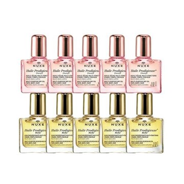 NUXE巴黎歐樹 全效晶亮花香精華油 10ml*10入組(公司貨)