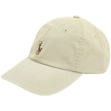 Polo Ralph Lauren Pony彩色小馬 皮帶扣棒球帽(卡其色)