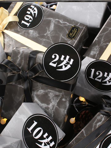 生日歲數貼紙生日牌歲數卡年齡插牌歲數牌年齡牌生日禮物年齡貼紙1入