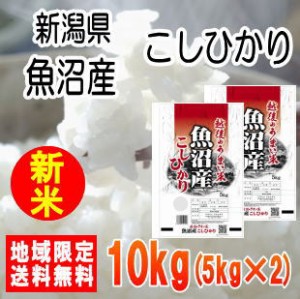 令和5年産新潟県魚沼産こしひかり10kg（5kg×2）※北海道・九州・沖縄は別途送料かかります。