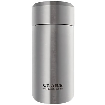 CLARE 316陶瓷保溫杯  不銹鋼色  230ml  1個