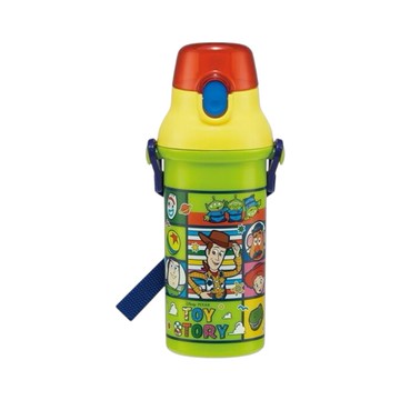 日本 Skater 兒童直飲式水壺-玩具總動員綠 480ml (JN3421)