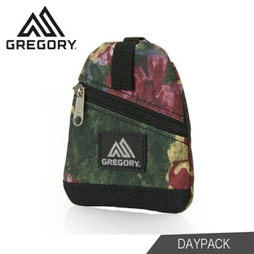 【GREGORY 美國 微型 DAYPACK收納包《繁花油彩》】157379/收納包/耳機包/小包/卡包