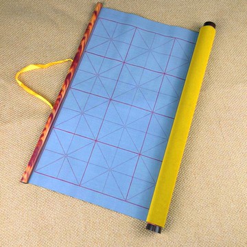 仿宣紙萬次神奇書法水寫布書法練習練毛筆字水寫布卷軸文房四寶