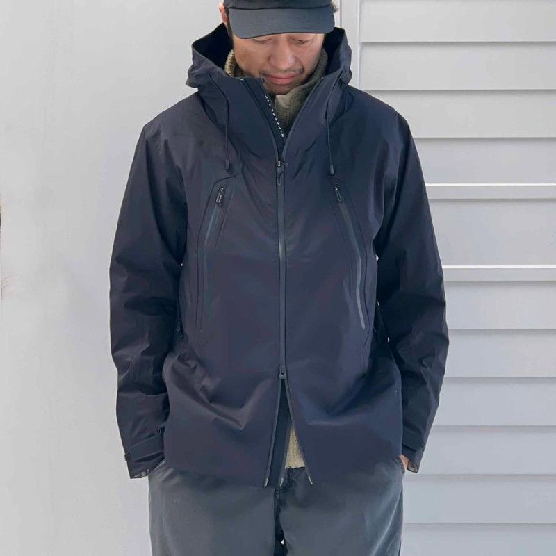 DESCENTE ALLTERRAIN HARD SHELL JACKET CREAS BLACK デサントオルテ