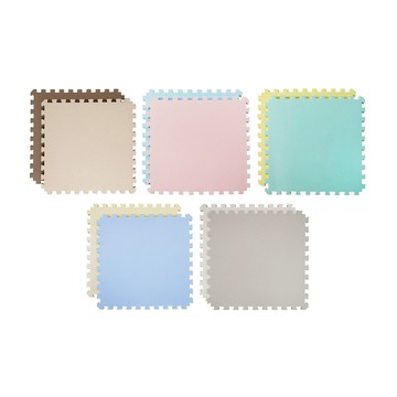 Pato Pato 馬卡龍雙色巧拼地墊60x60x2cm-多款可選