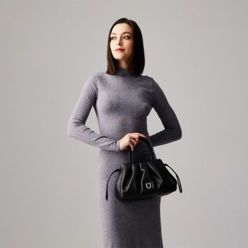 【BRAUN BUFFEL 德國小金牛】台灣總代理 蒂夏爾-B 大斜背包-黑色/BF876-57-BK