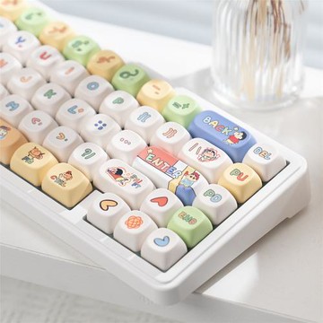 狼蛛F65三模無線藍牙ipad機械鍵盤gasket結構麻將音辦公游戲RGB