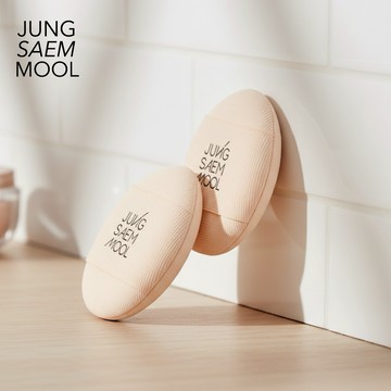 【JUNGSAEMMOOL】鄭瑄茉 EASY-TAP 蛋形氣墊粉撲（2入）