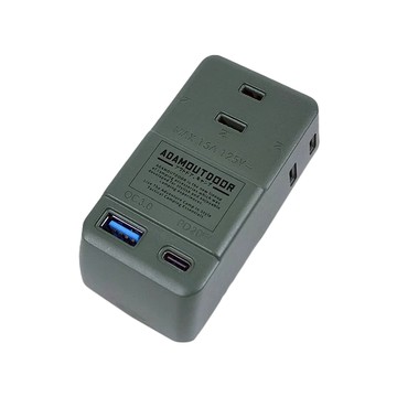 ADAM 3座擴充QC/PD壁插