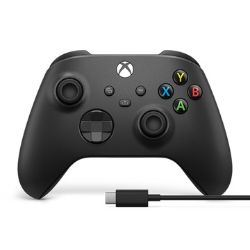 Xbox 無線控制器 -黑+ USB-C連接線