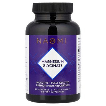 NAOMI, 甘氨酸鎂，90 粒膠囊