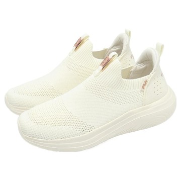 FILA斐樂 女生懶人鞋 5J356Z115  米白  24.5 cm