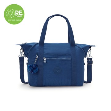 休閒藍手提側背包-ART