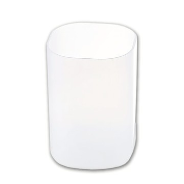 日系磨砂筆筒 素面簡約風桌面筆盒 文具收納筒整理筒