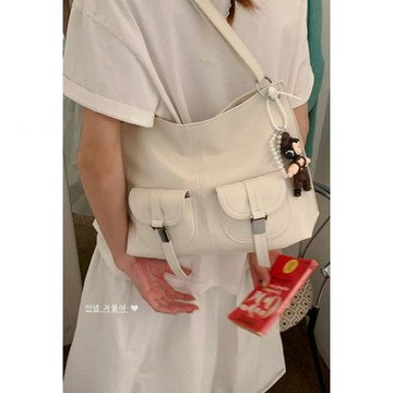 韓國小眾腋下包包女2025新款潮春季時尚托特包學院風大容量斜挎包