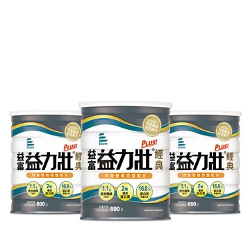 益富 益力壯Plus經典營養均衡配方800g*3罐