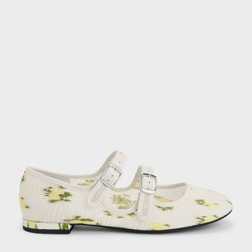 Josefina 雙帶印花瑪莉珍鞋