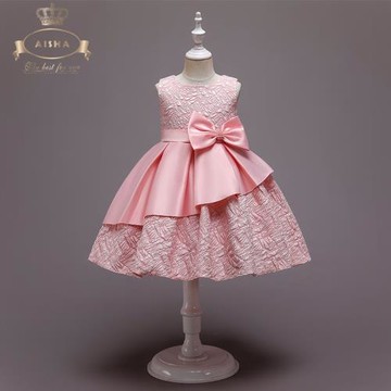 女童洛麗塔連衣裙夏小清新公主裙周歲禮服女寶寶兒童主持人演出服