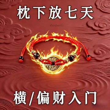 有貨在臺🚀龍山寺 祈福開光🚀【聚財】【聚運】偏財橫財八方來 九幽納財紅繩手鍊轉運開運擺件