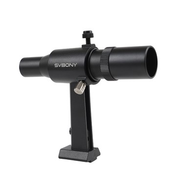 Svbony SV182 Finder Scope 6x30 金屬機身,帶十字準線和支架取景器,用於天文望遠鏡 Find