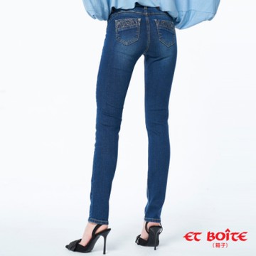 ET BOîTE 箱子 BLUE WAY – 調細束腹高腰小直褲