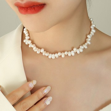 【赫本珠寶】幸福有你珍好🌷優雅百搭不規則天然珍珠(0.8cm)〡(祝福、生日、情人節、畢業、獻禮)