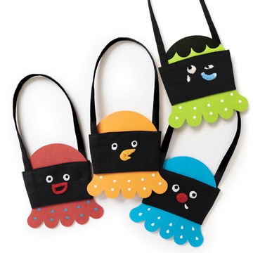 小章魚。環保手提杯袋