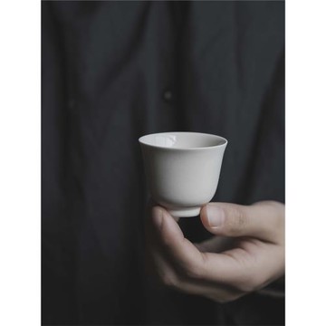 元無主人茶杯高端精致松林2024新款高端茶杯陶瓷主人杯草木灰茶具