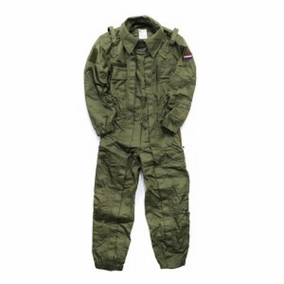 送料無料 オランダ軍放出耐熱アラミド繊維タンカーズカバーオール未使用デットストック M相当 |b04