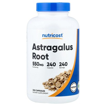 Nutricost, 黃芪根，550 毫克，240 粒膠囊