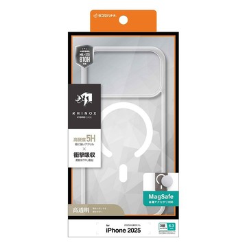 RHINOX iPhone17Pro 手機殼 磁吸透明防摔保護殼 MagSafe C型磁環