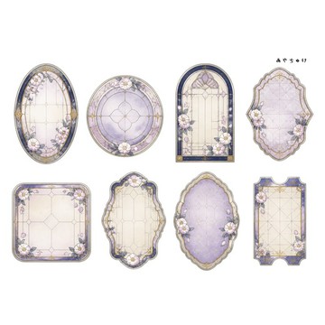 【9 月新品】20-149-0314 裁切紙 幻想復古浪漫喫茶