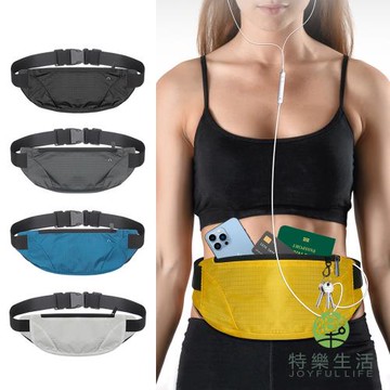 【JOYFUL LIFE 特樂生活】尼龍健身運動腰包