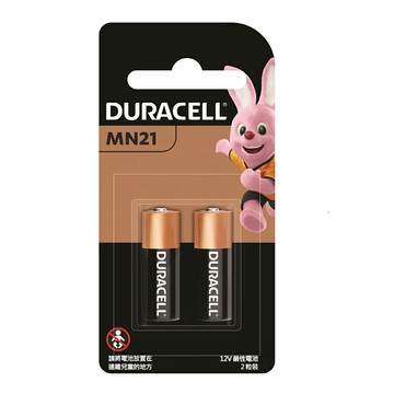 【金頂DURACELL金霸王】12V 鹼性電池 23A(2入裝 吊卡)