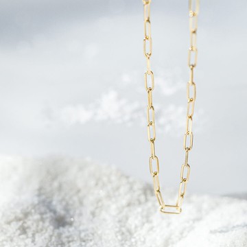 K14長方項鍊 14K金