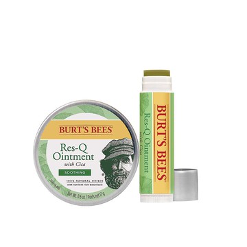 79折【草本雙星】Burt’s Bees 神奇積雪草本修護霜17g+神奇草本修護棒4.25g