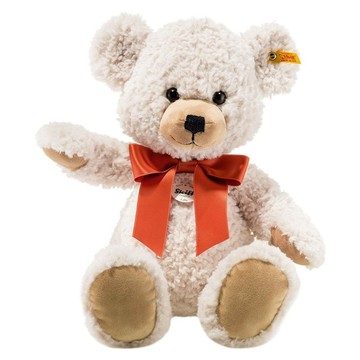 Steiff 德國金耳釦泰迪熊 Lilly dangling Teddy bear cream 黃標玩偶  40cm  熊  1個