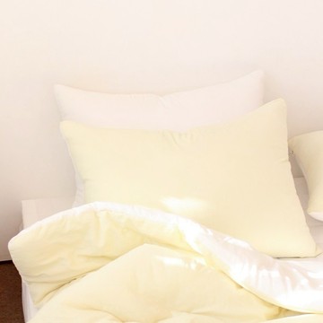 LucidSleep 韓國製柔軟Dear My雙面水洗枕頭套  2個  檸檬汽水  50 x 70公分