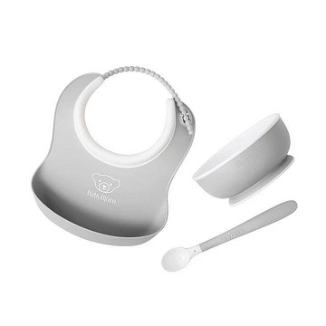 BabyBjörn 寶寶餵食組(YNF78001A馬卡龍灰) 1184元