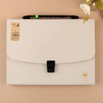 學生多層文件袋文件夾13層風琴包A4手提試卷夾票據包資料袋文件包【益三和】可開發票