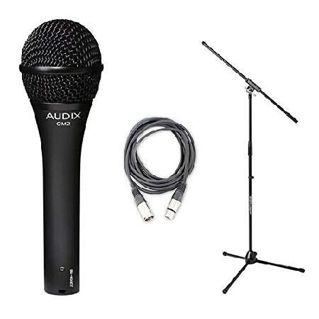 Audix OM-2 Dynamic Vocal Microphone OM2 Instrument With Stand and Cable 並行輸入品