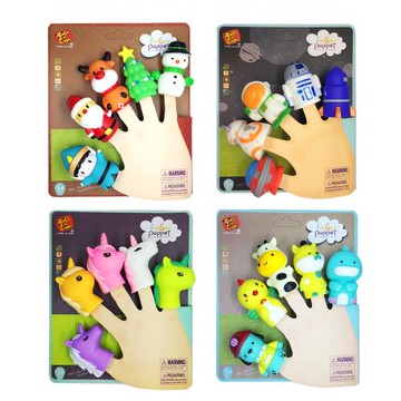 [Vanibaby] 手指偶 親子溝通幼兒教具- 4入全系列