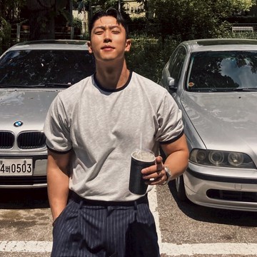 正韓純棉日常撞色線條短袖上衣 3色 YUPPIE 預購商品 0805