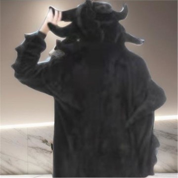 馴龍的高手動漫動物睡衣法蘭絨卡通連體睡衣耿鬼情侶家居服演出服